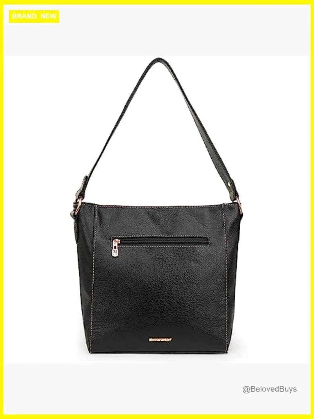 Vegan Leather Hobo Shoulder Bag Soft Medium Handbag